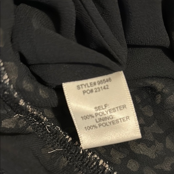 Leopard Print Long Sleeve ruffle Dress Medium - Picture 6 of 6